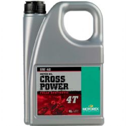 Aceite Motorex Cross Power 4T 5W-40 4 Litros