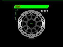 Disco freno Ng 1558X