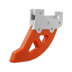 Protector de disco de freno trasero Crosspro Aluminio rojo