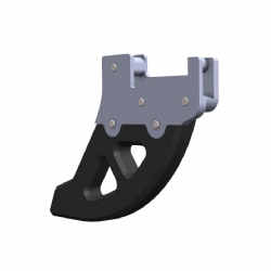Protector de disco de freno trasero Crosspro Aluminio negro 2CP09202150301