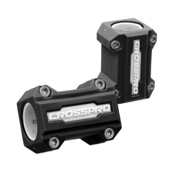 Protector de nylon para defensas Crosspro negro y blanco
