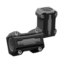Protector de nylon para defensas Crosspro negro y gris