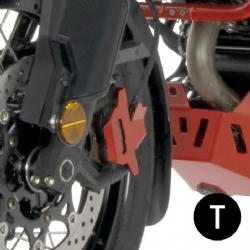Protector de pinza de freno Crosspro Suzuki DL1050 V-strom 20-24 negro texturizado