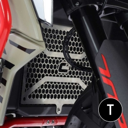 Protector de radiador Crosspro Benelli TRK 702 23-24 negro texturizado