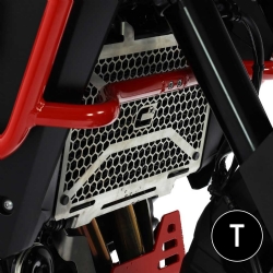 Protector de radiador Crosspro Honda XL750 Transalp 23-25 negro texturizado