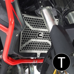 Protector de radiador Crosspro QJ Motor SRT 700 X 23-24 negro texturizado