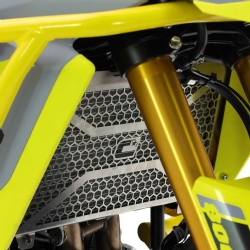 Protector de radiador Crosspro Suzuki de 800 V-strom 23-24 plata