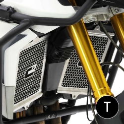 Protector de radiador Crosspro Triumph Tiger 900 GT negro texturizado