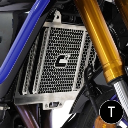 Protector de radiador Crosspro Yamaha Tracer 900 negro texturizado