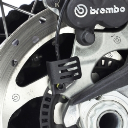 Protector de sensor ABS trasero Crosspro Ducati DesertX 22-24 negro texturizado