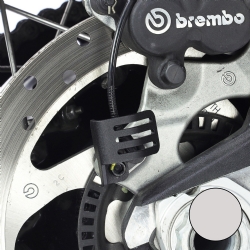 Protector de sensor ABS trasero Crosspro Ducati DesertX 22-24 plata