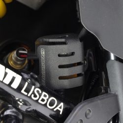 Protector del depósito de líquido de freno Crosspro Ducati DesertX 22-24 negro