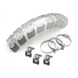 Protector universal Crosspro 4T Evo para Colector de Escape plata