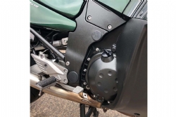 Tapones chasis Puig 22989N Kawasaki Gtr 1400 2007 Negro