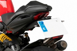 Soporte portamatrículas Puig 23086N Ducati Montster 890 2026 Negro