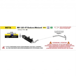 Silencioso escape Arrow 72673AKN aluminio Dark RR 125 4T Enduro/Motard 2024-2025 - foto 3 Silencioso escape Arrow 72673AKN aluminio Dark RR 125 4T Enduro/Motard 2024-2025 - foto 3