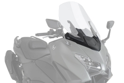 Tapas frontales Puig 22800J Yamaha T-Max 560 20252-2026 Negro Mate