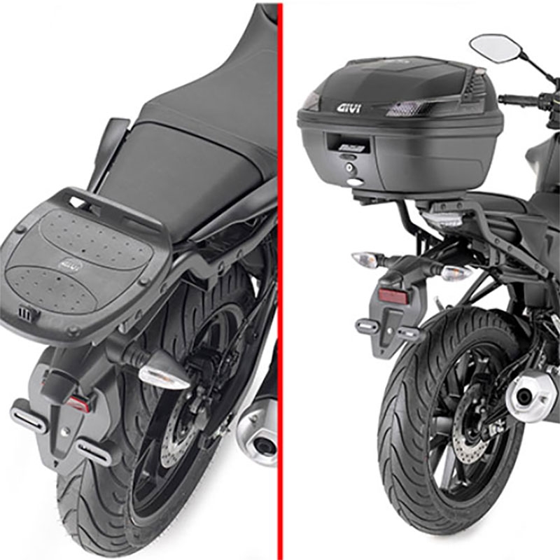 Adaptador posterior Givi SR2166 Monolock Yamaha MT-125 2020-2023