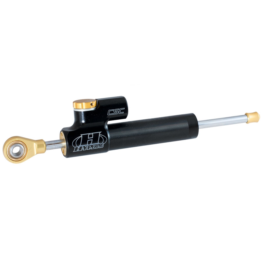 Amortiguador de dirección Hyperpro DS-141B-NL1 Negro lineal 140mm Harley Davidson FLHXS 1745 Street Glide 2017-2020