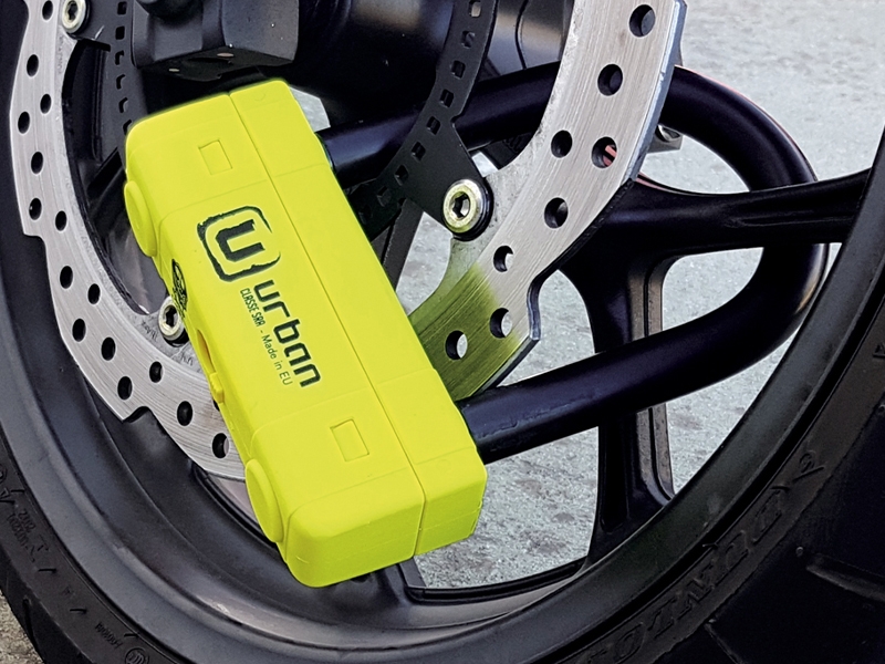 Urban Seguridad U8K120 - Cerradura de cadena de motocicleta de alta  seguridad, antirrobo, resistente, cadena a prueba de cortes y candado  resistente a