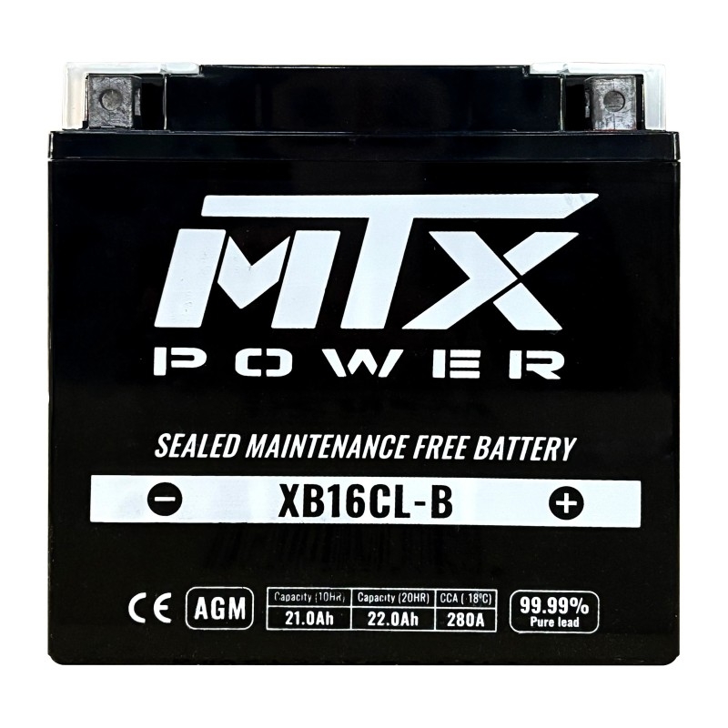Batería MTX Power XB16CL-B MF AGM