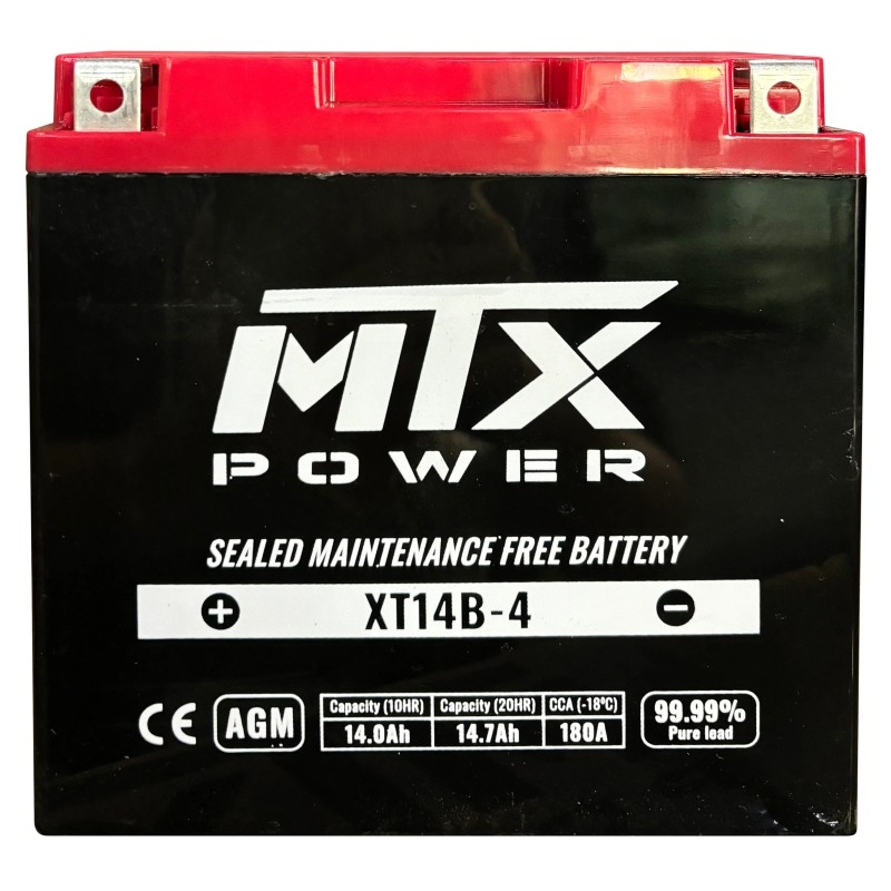 Batería MTX Power XT14B-4 MF AGM