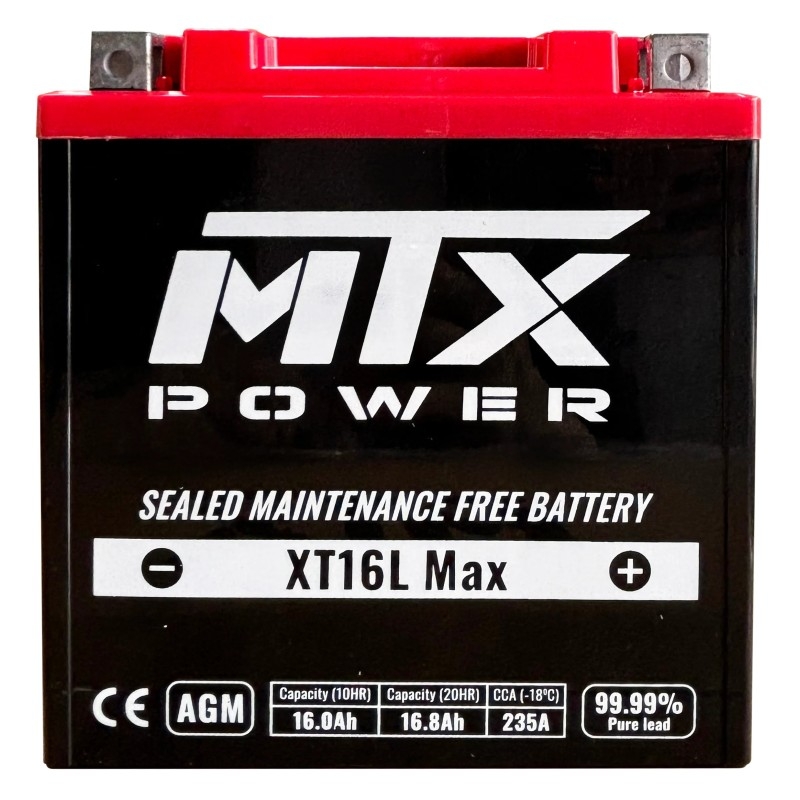 Batería MTX Power XT16L Max MF AGM