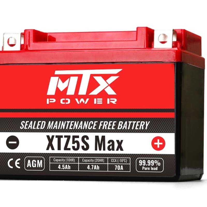 Batería MTX Power XTZ5S Max MF AGM