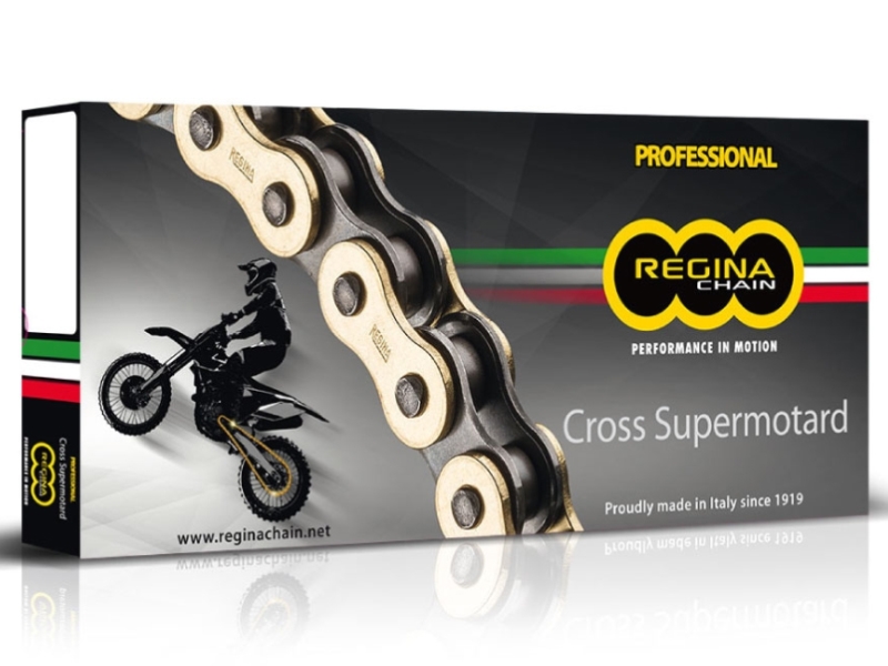 Cadena Regina 420 RX3 Cross Supermotard 146 Pasos 124RX3/01D