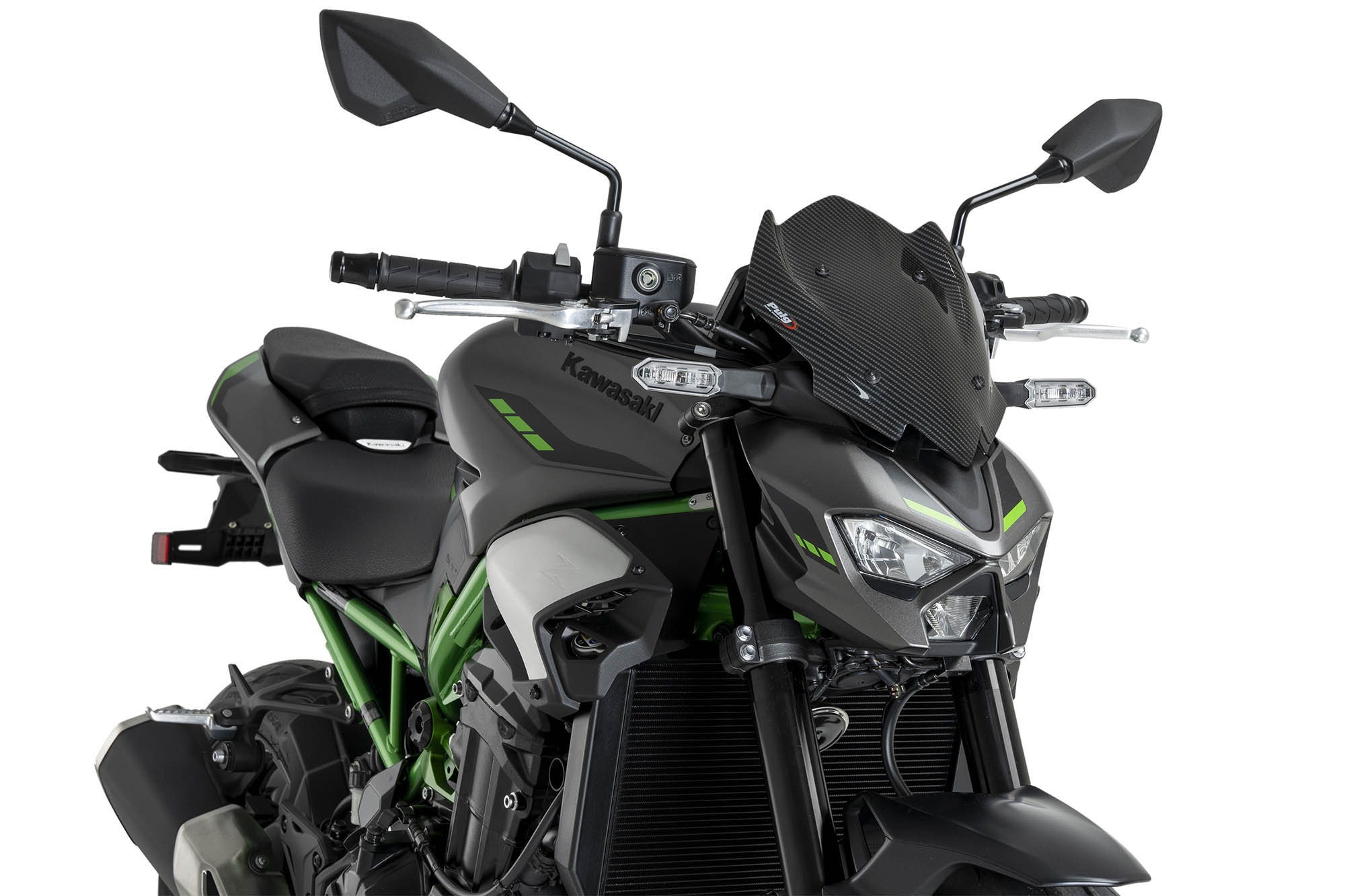 Carenabris Naked New Generation Sport Puig 22439C Kawasaki Z900 2025 Símil Carbono