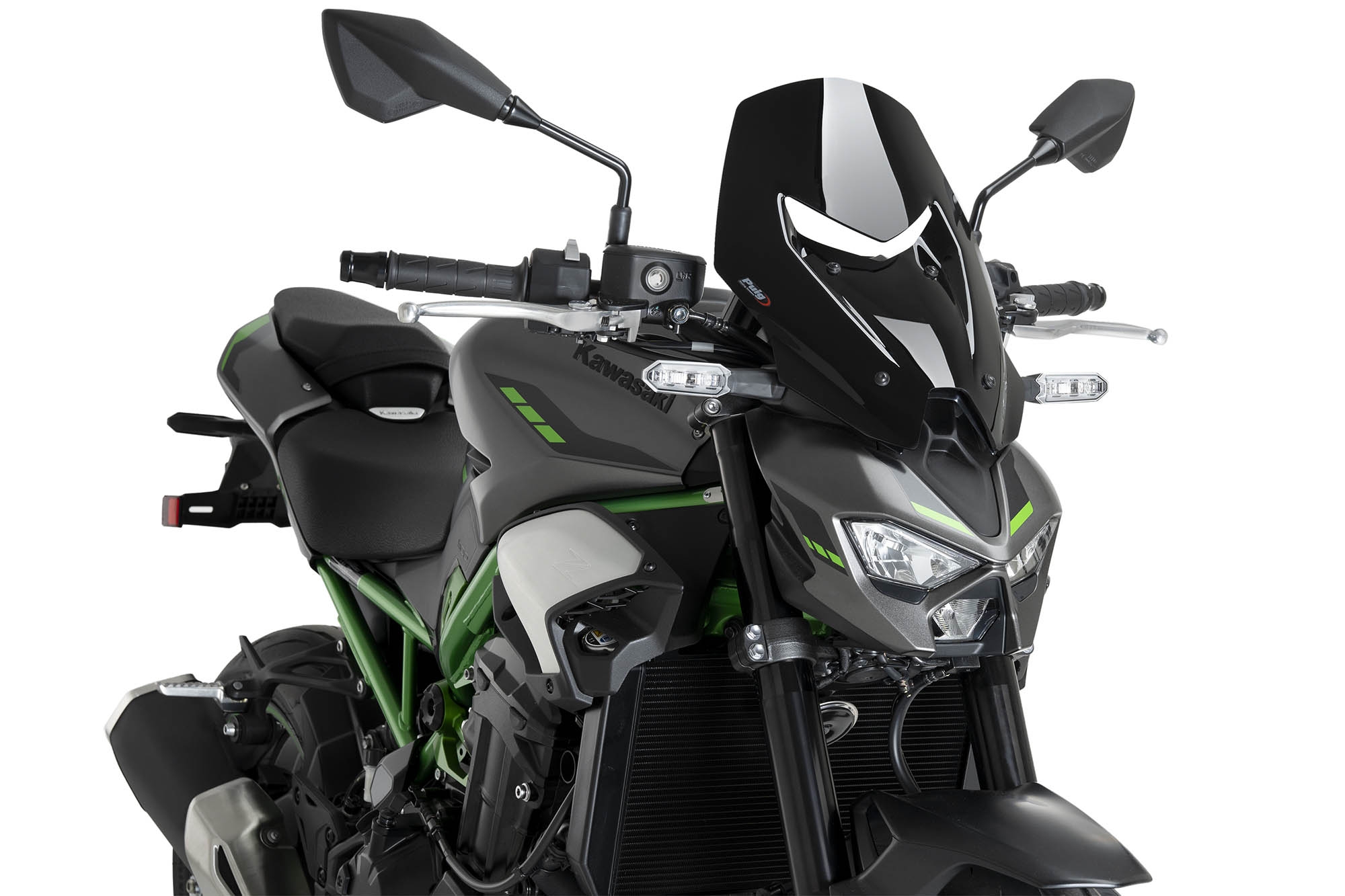 Carenabris Naked New Generation Touring Puig 22440N Kawasaki Z900 2025 Negro