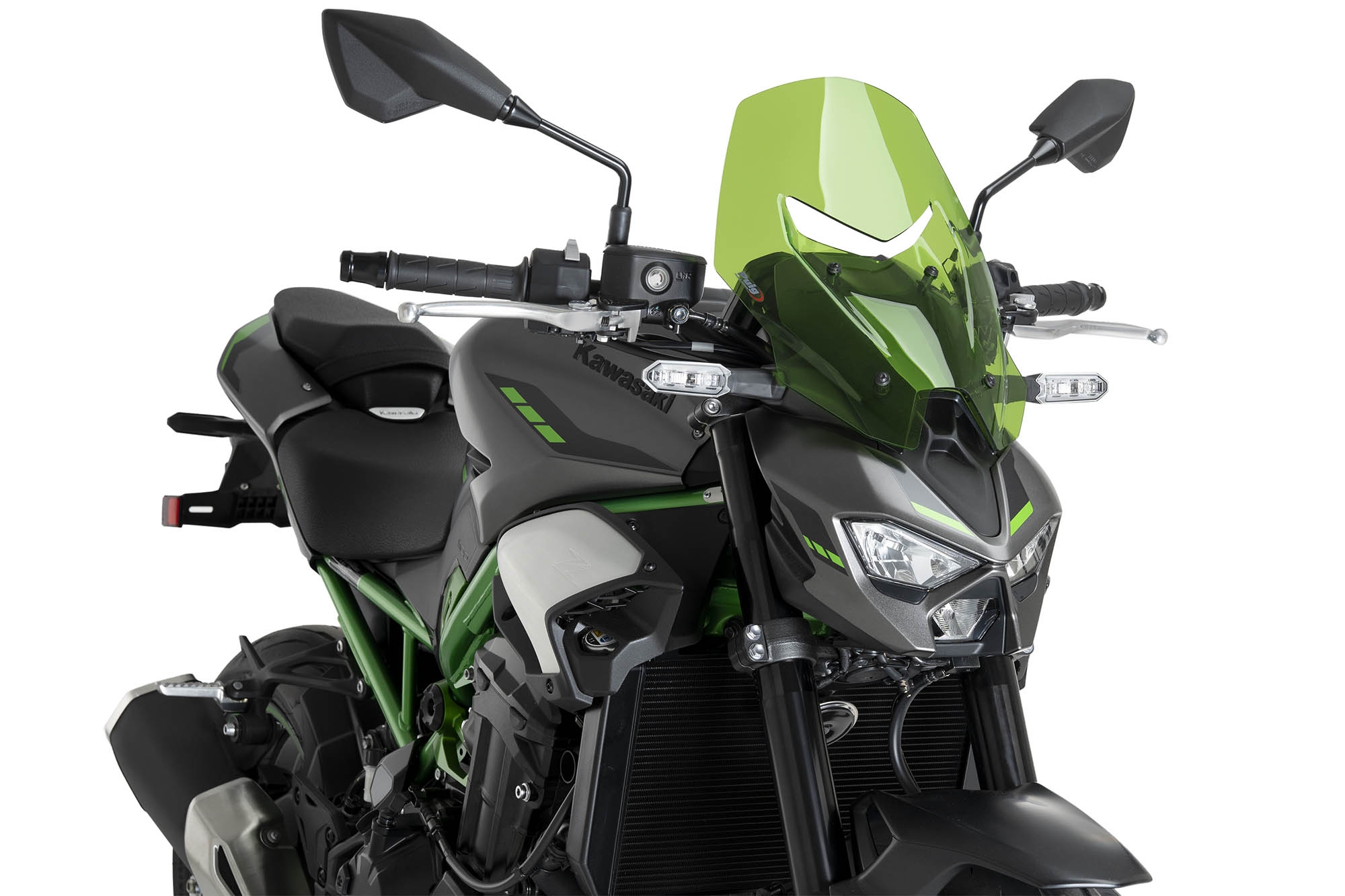 Carenabris Naked New Generation Touring Puig 22440V Kawasaki Z900 2025 Verde