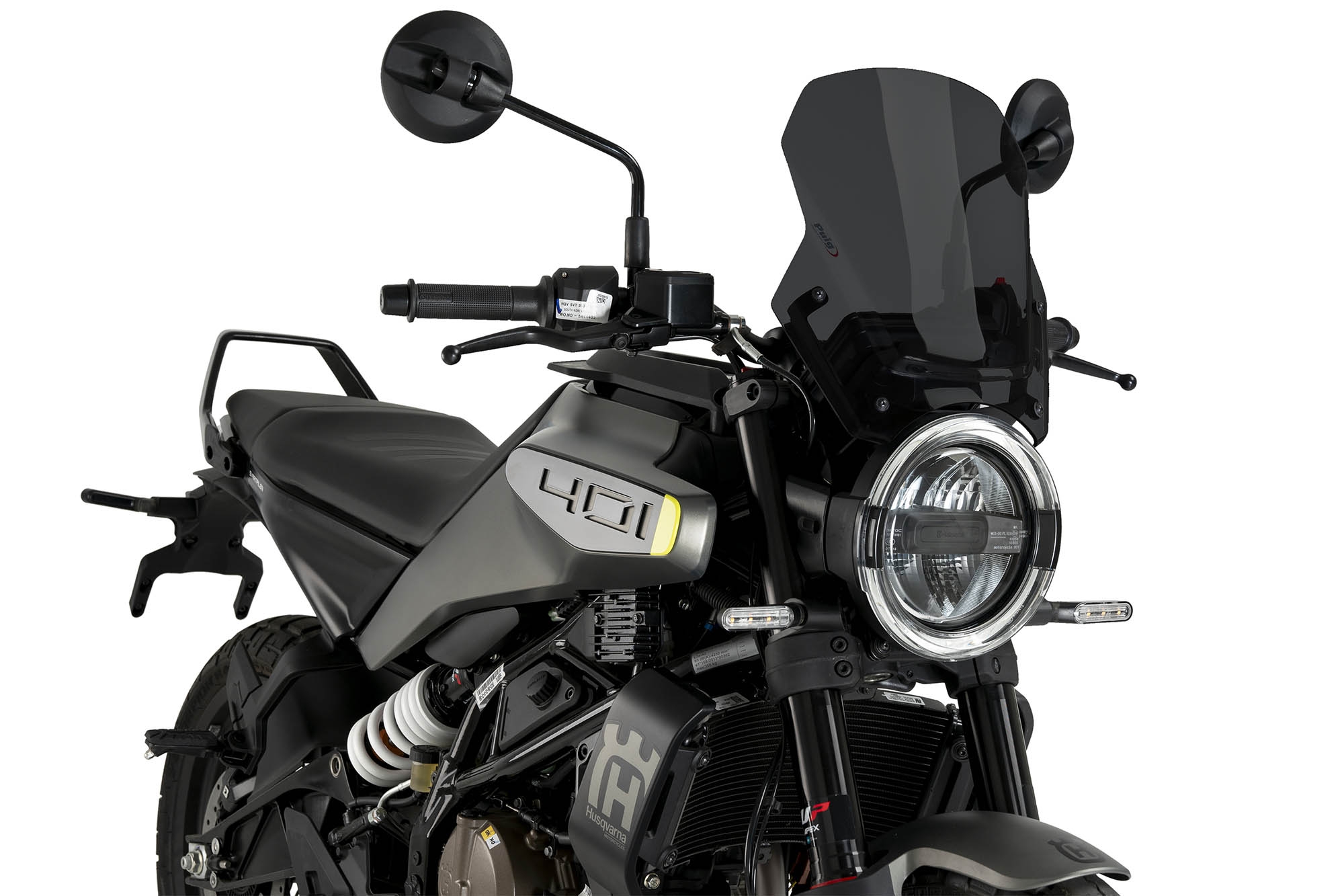 Carenabris New Generation Sport Puig 22188F Husqvarna Svartpilen 125 - 401 2024-2025 Ahumado Oscuro