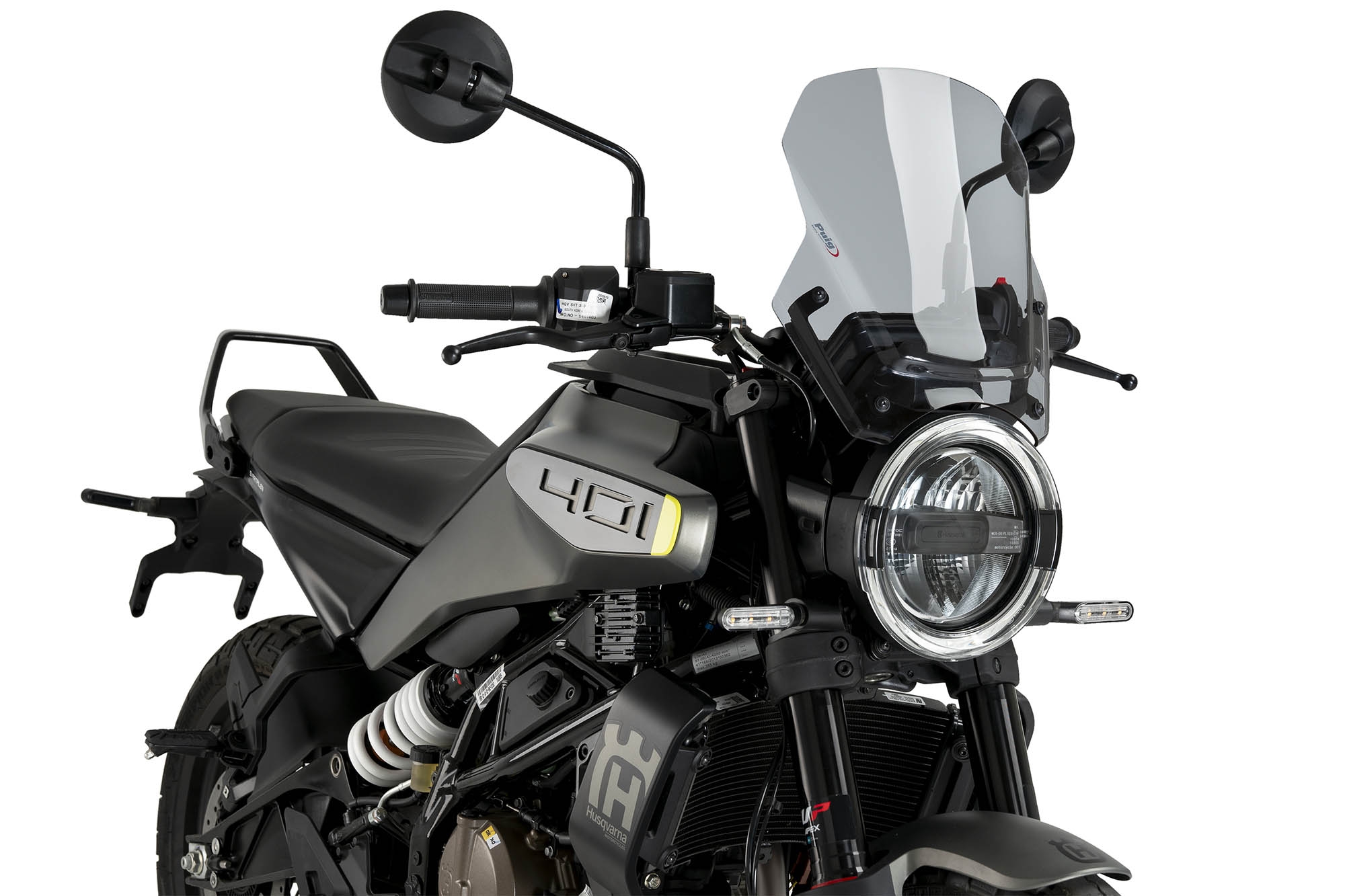 Carenabris New Generation Sport Puig 22188H Husqvarna Svartpilen 125 - 401 2024-2025 Ahumado Claro