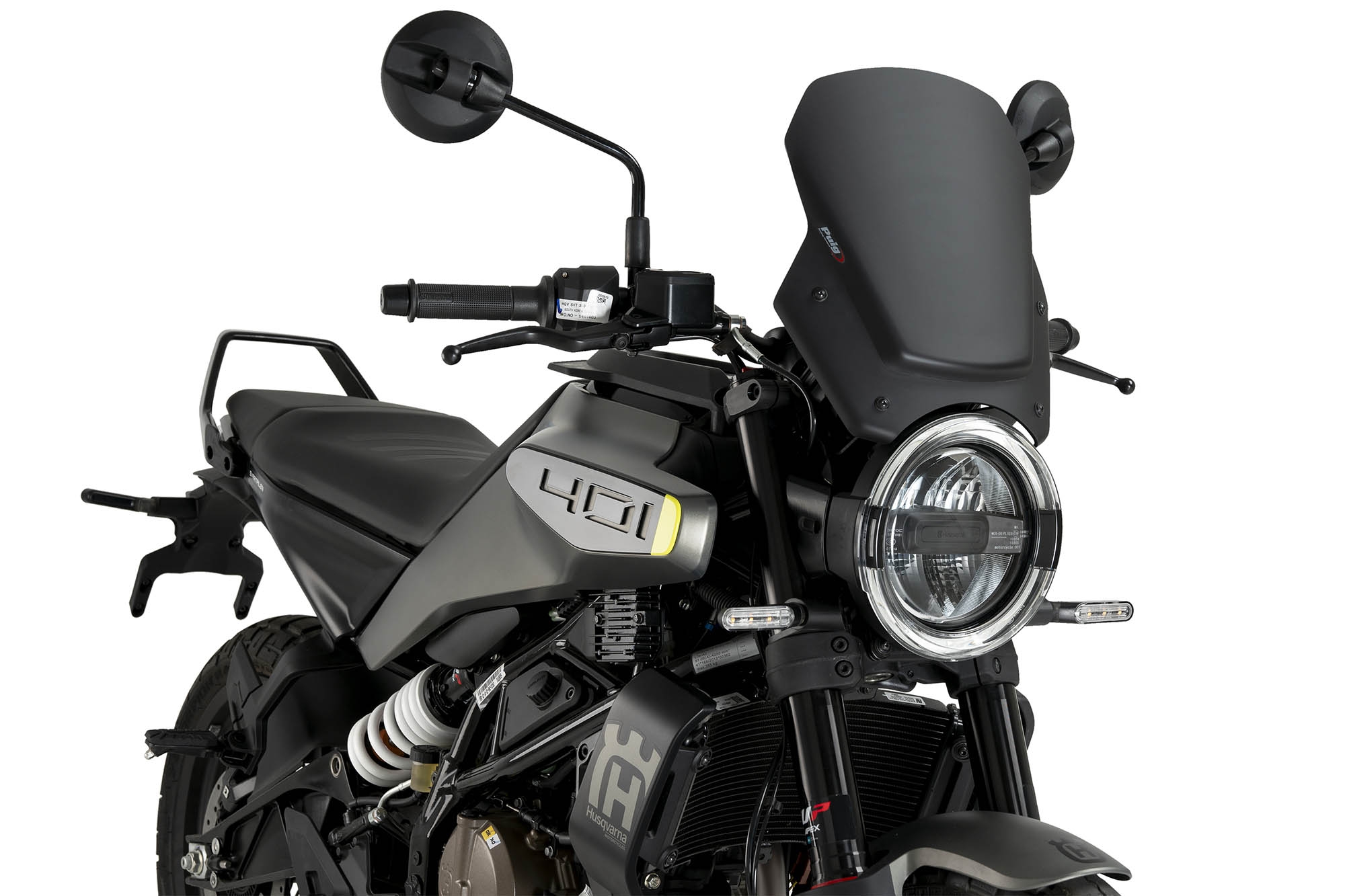 Carenabris New Generation Sport Puig 22188J Husqvarna Svartpilen 125 - 401 2024-2025 Negro Mate