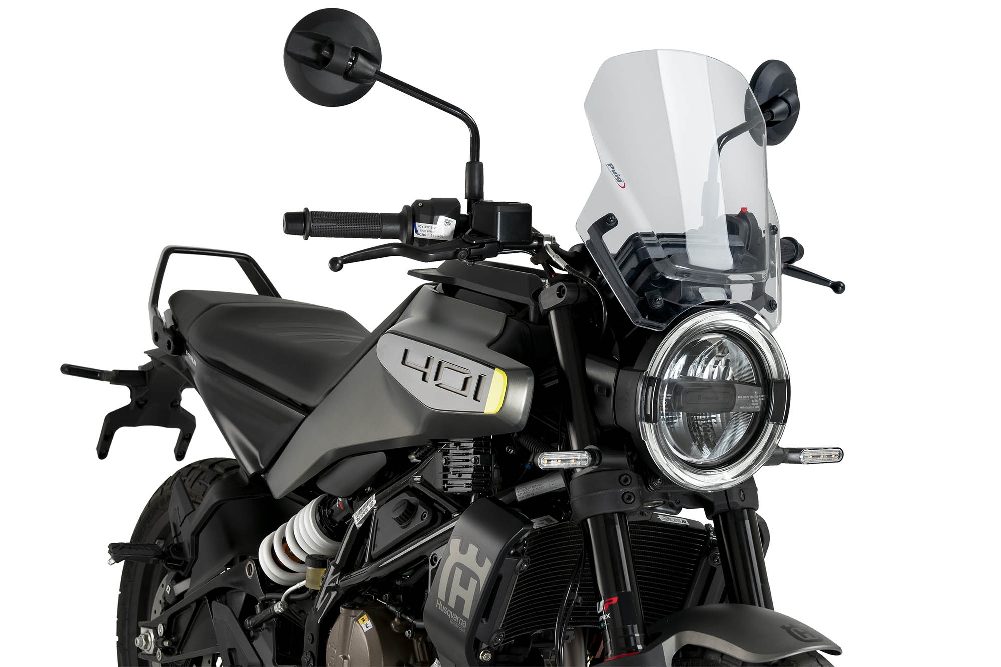 Carenabris New Generation Sport Puig 22188W Husqvarna Svartpilen 125 - 401 2024-2025 Transparente