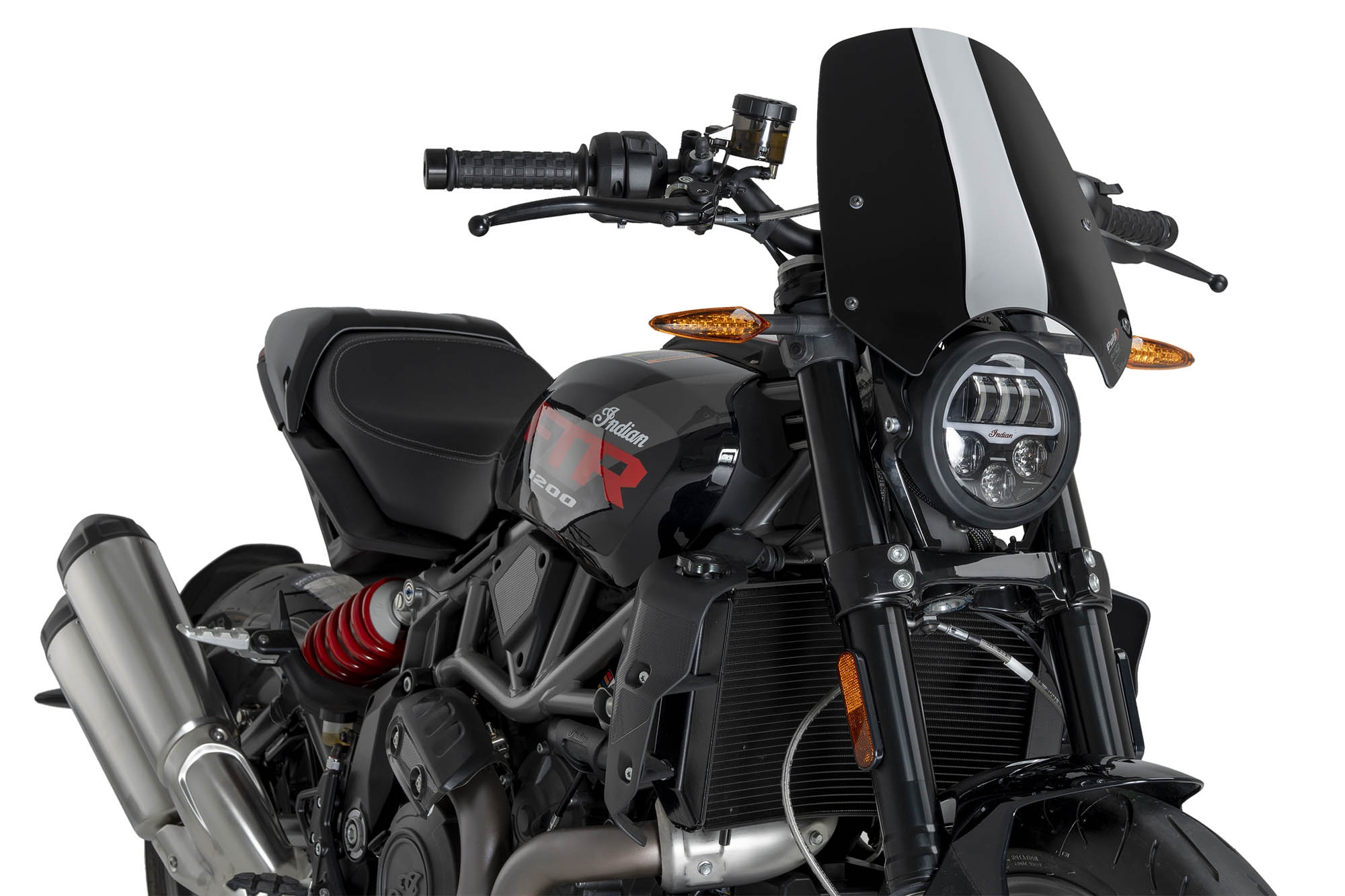 Carenabris New Generation Sport Puig 22348N Indian FTR 1200 2019-2025 Negro