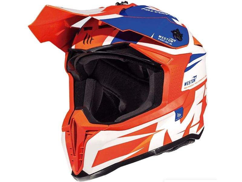 Casco Weston Naranja Fluor