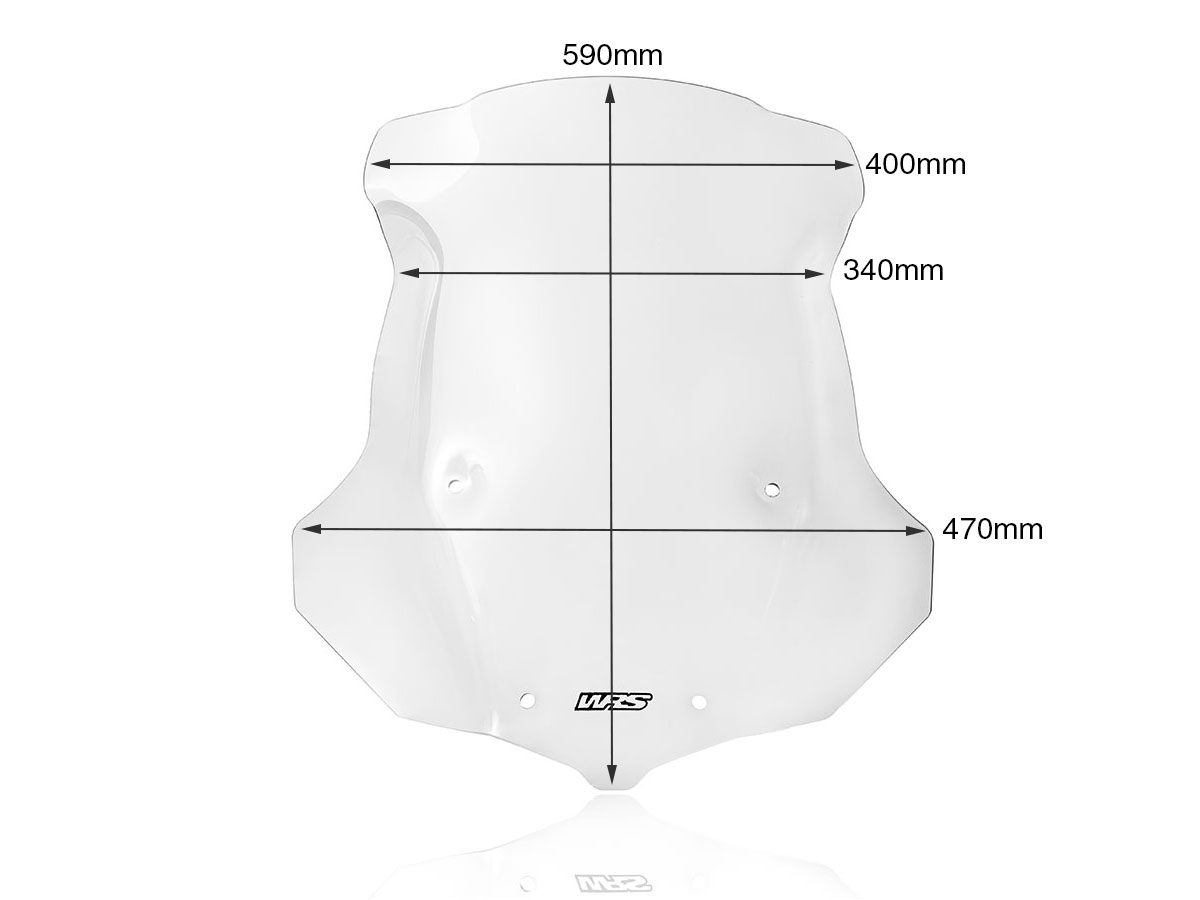 Cúpula Touring WRS TR002T Triumph Tiger 1200 Explorer 2016-2021 Transparente