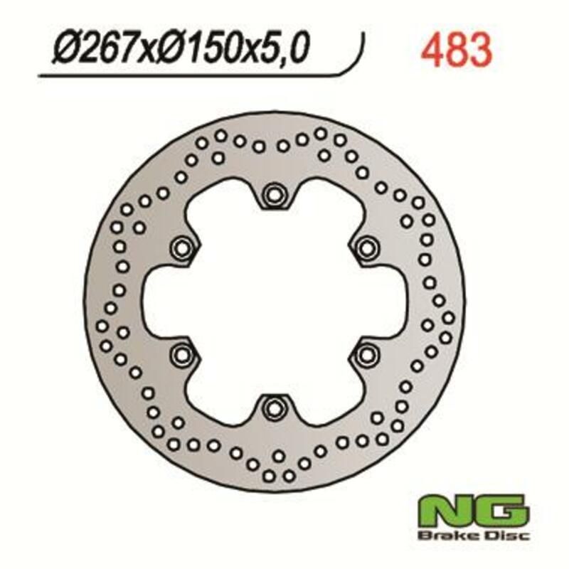 Disco de freno NG 483