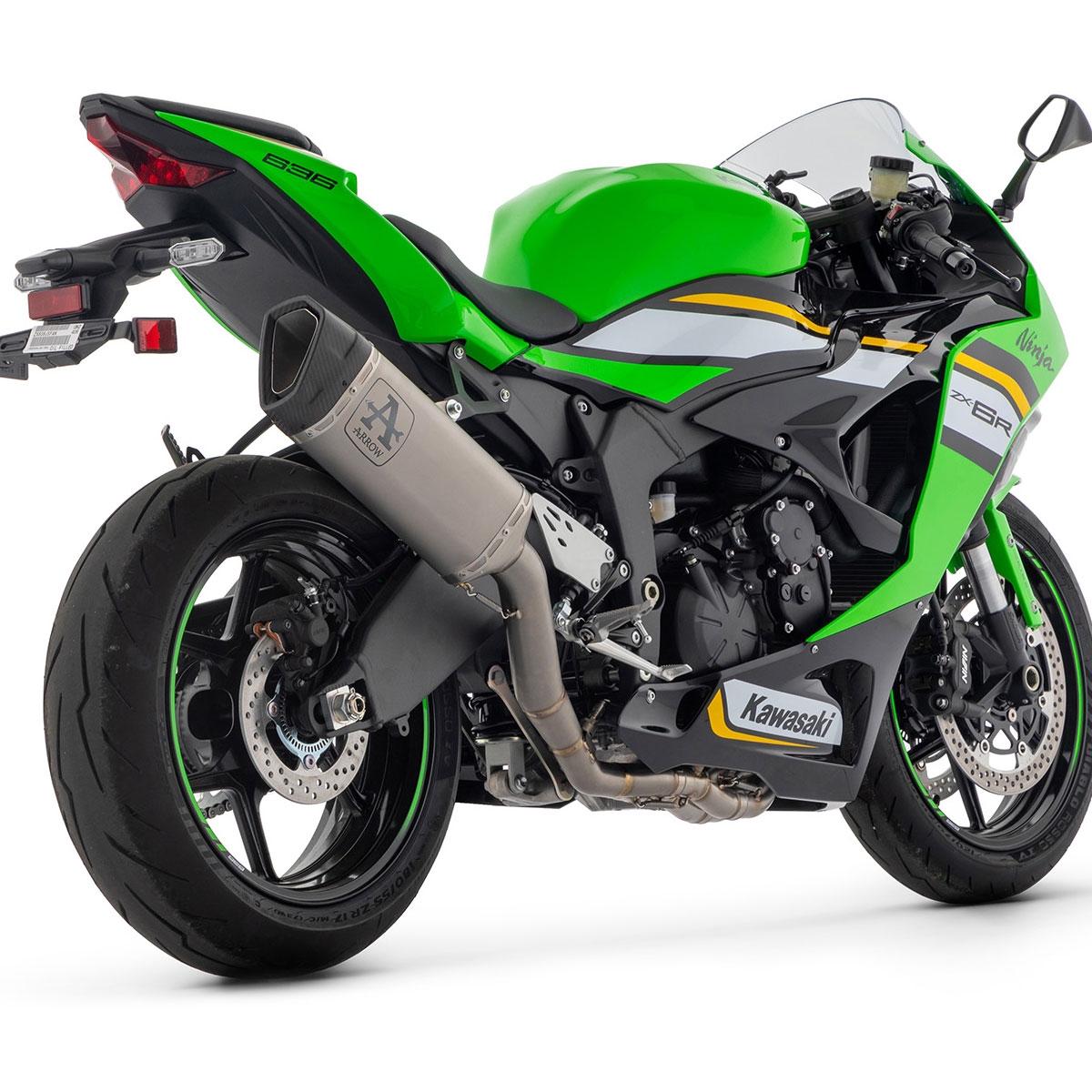 Escape completo Arrow 71208PTZ Competition Kawasaki ZX-6R