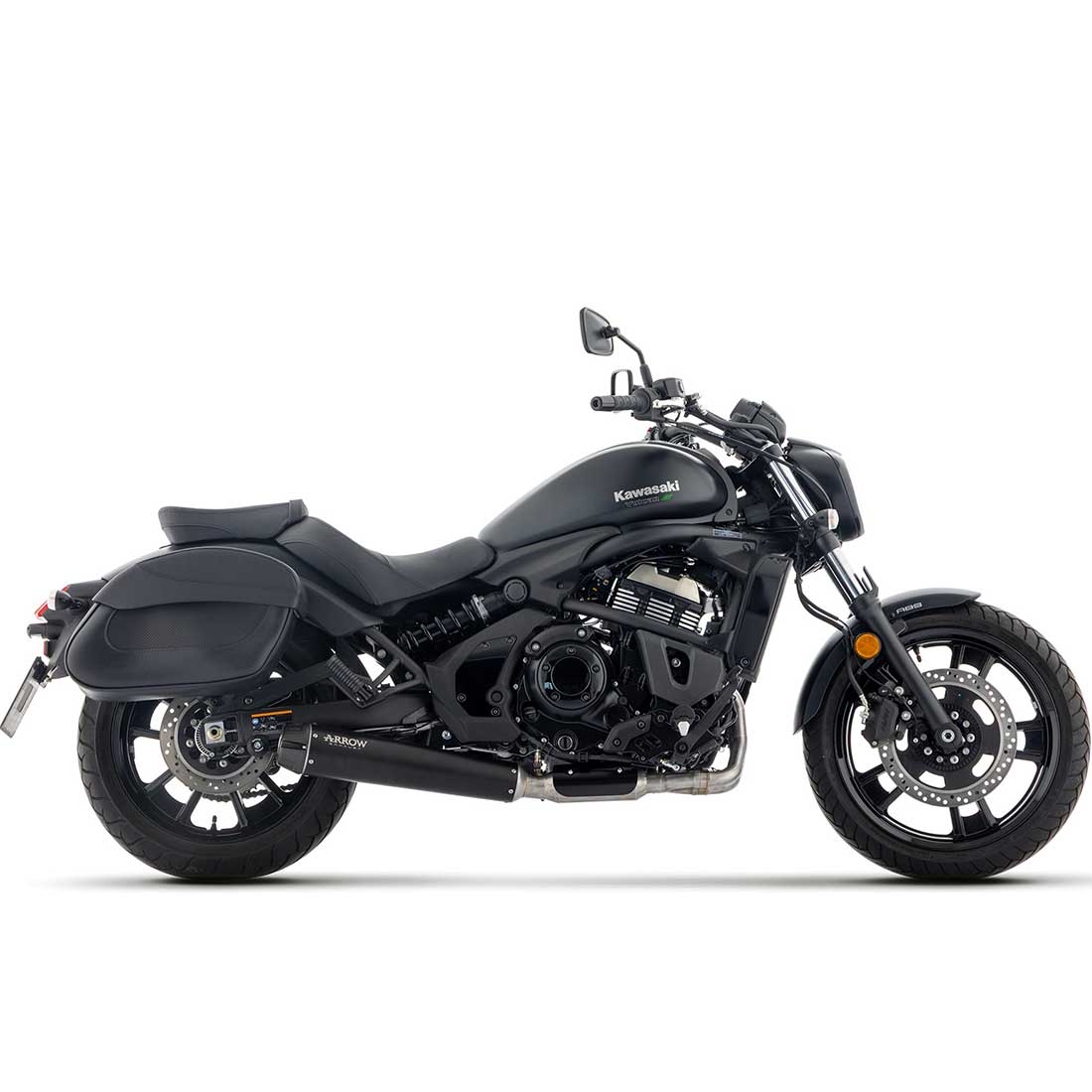 Escape completo Arrow 74516RB Rebel Kawasaki Vulcan S 650 2025 EN650M-EN650MA2 fondo carbono