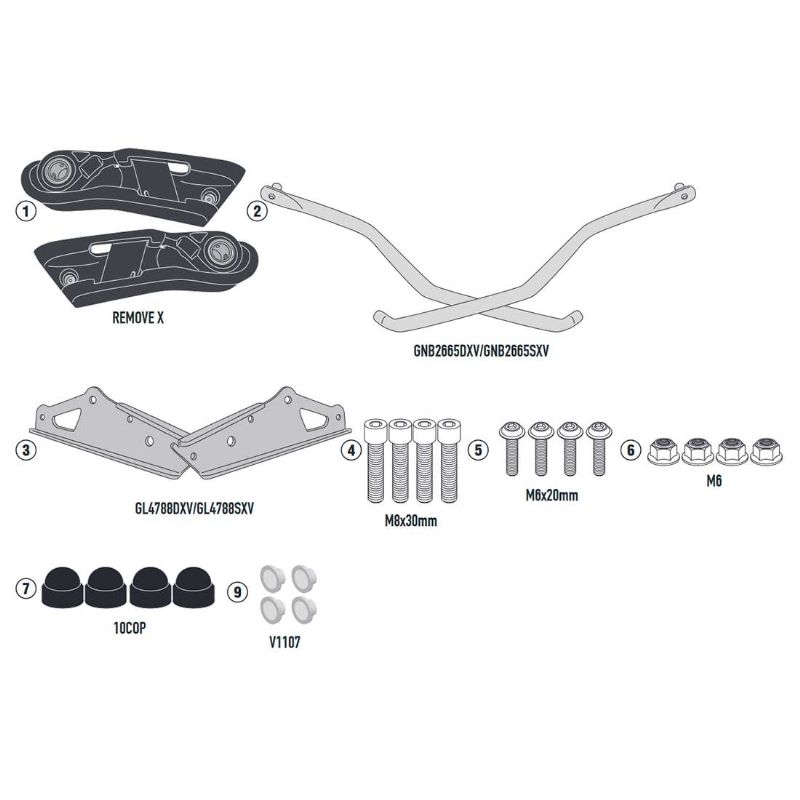 Givi SR6424 Monolock Triumph Scrambler 400 X