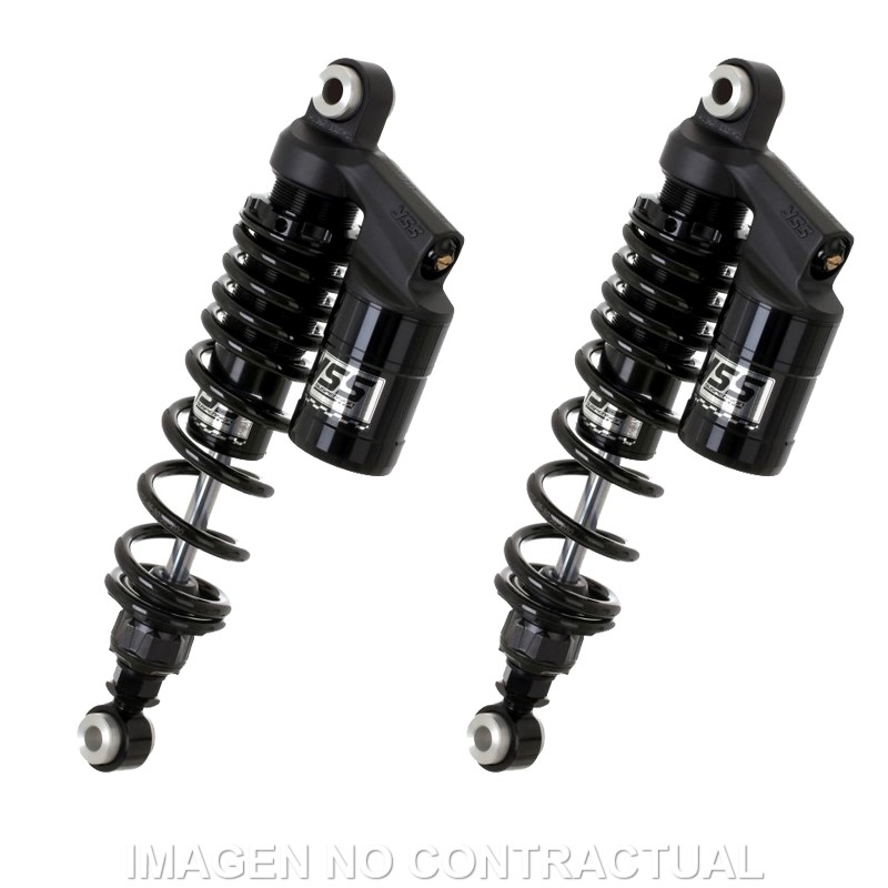 Juego Amortiguadores YSS  RG362-330TRCL-06-B-X Gas cBotella Black Edition Harley Davidson VROD 1130