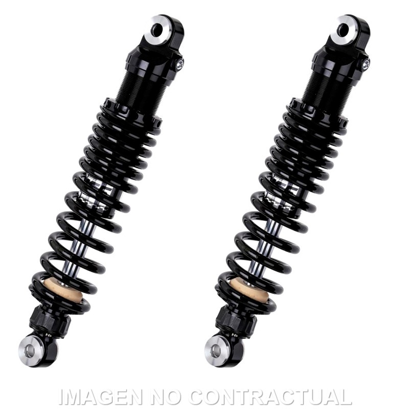 Juego Amortiguadores YSS  RZ366-330TR-46-B-X Gas Top Line Black Edition Harley Davidson FLHR
