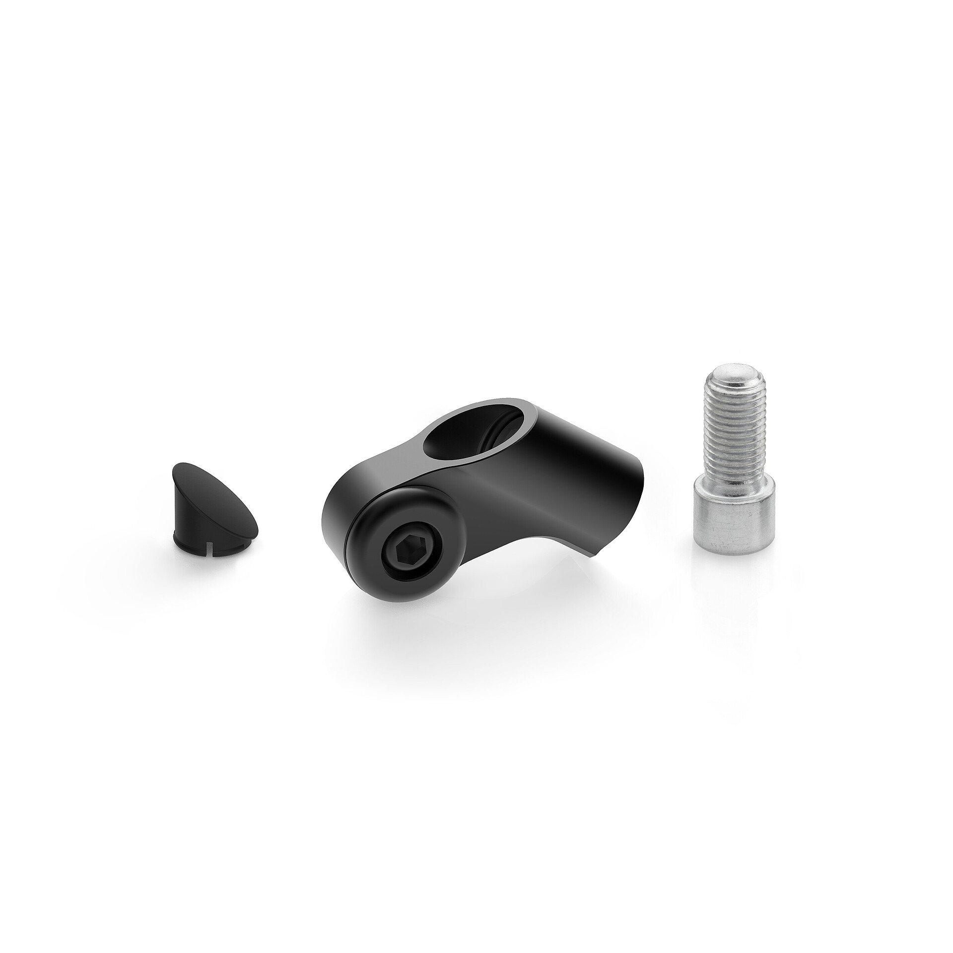 Kit de montaje Side Mount Rizoma BS764B Negro 1 Unidad