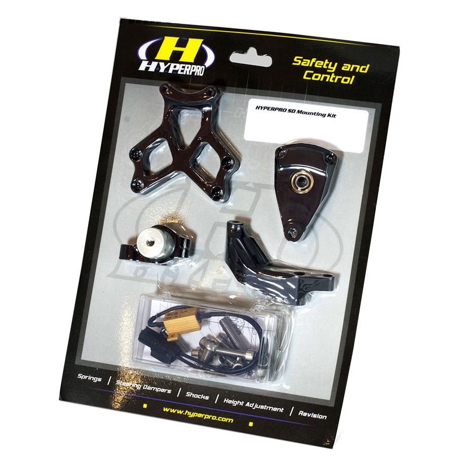 Kit montaje amortiguador dirección Hyperpro MK-KA02-T001-B Kawasaki EX 250 R Ninja 2008-2012