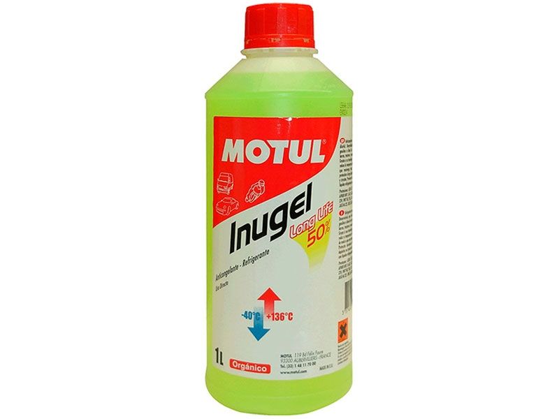 Depósito líquido refrigerante sin liquido Motul-Inugel-Long-Life-amarillo-50