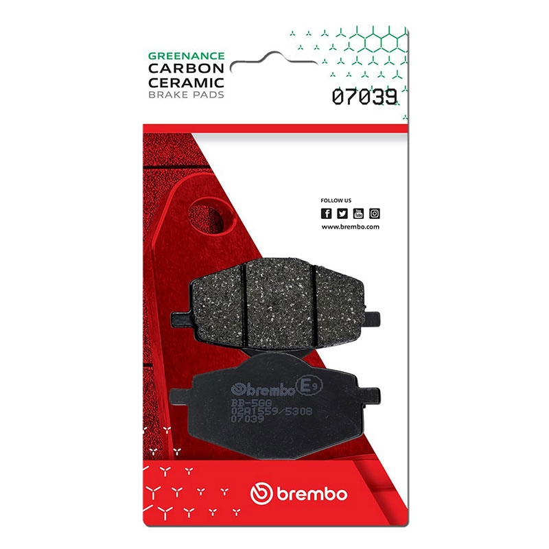 Pastillas freno Brembo 07039CC