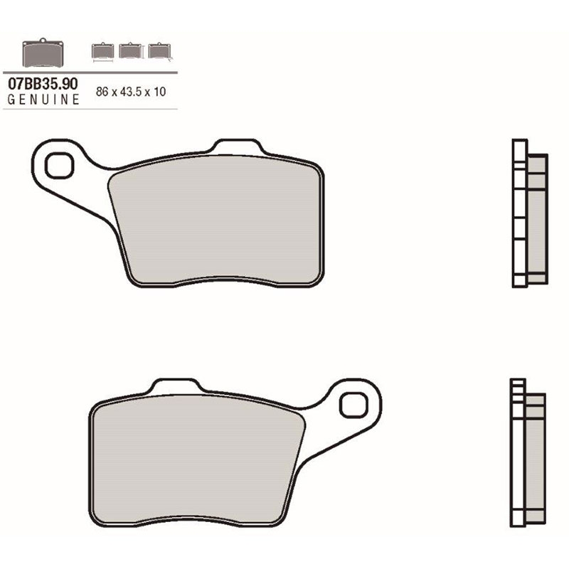 Pastillas freno Brembo 07BB3590